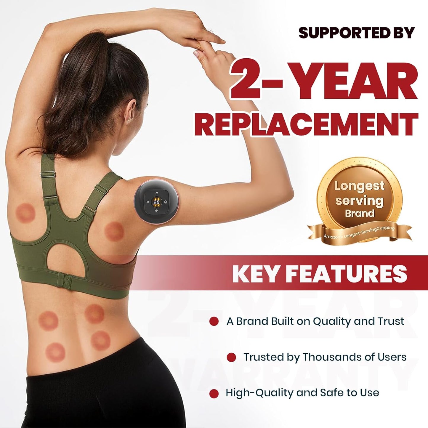 H&c's Electric Vacuum Cupping RedZone Pro & Complimentary 90 Day Warranty